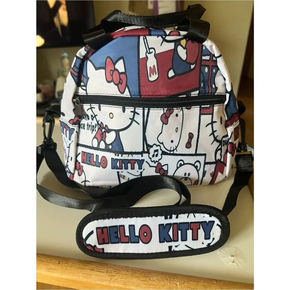 Hello Kitty Comic Panel Insulated Meal Bag/Crossbody BRAND NEW